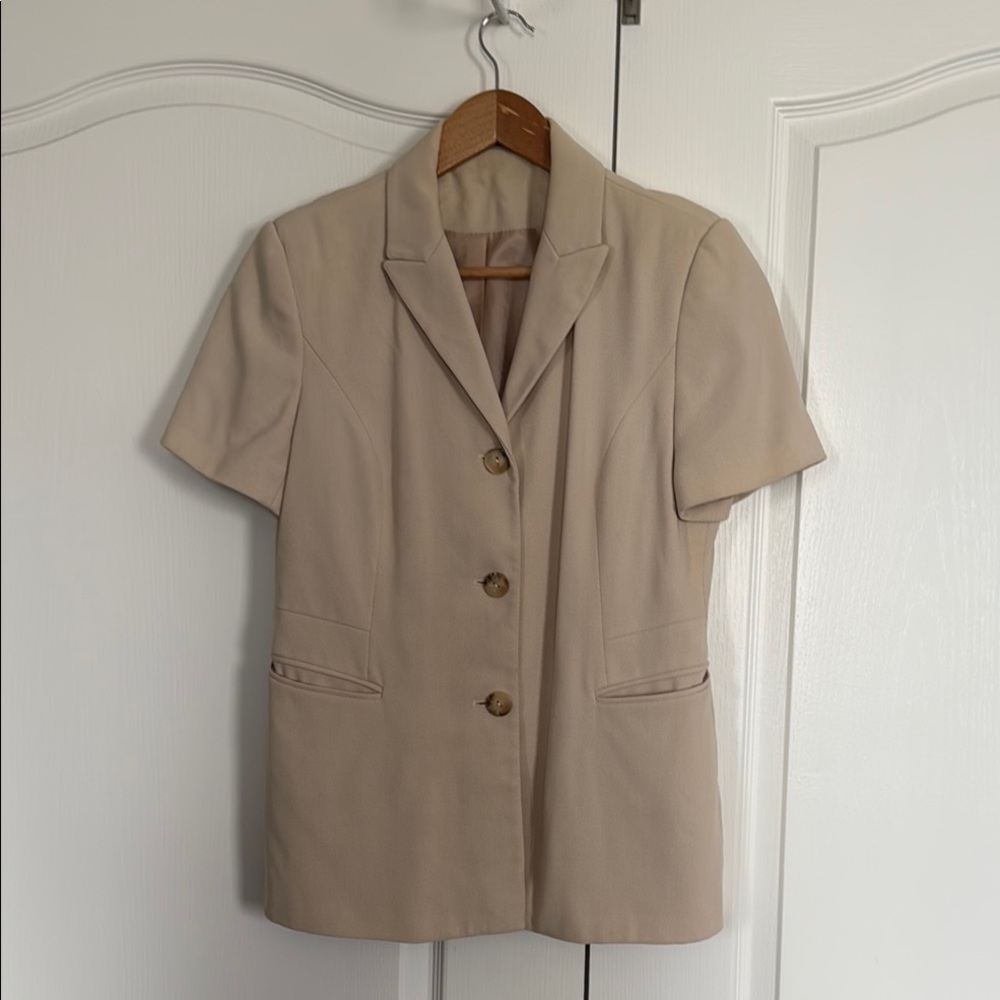 Principles Tan Short Sleeve Tailored Blazer – Workwear – US10